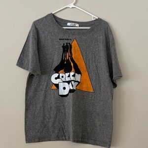 Letluv Charcoal Green Day Graphic Tee - Short Sleeve NWT